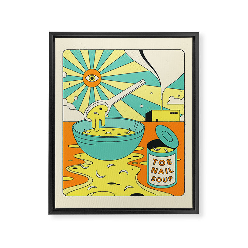 TOENAIL SOUP Framed Canvas Print Gallery Image 6