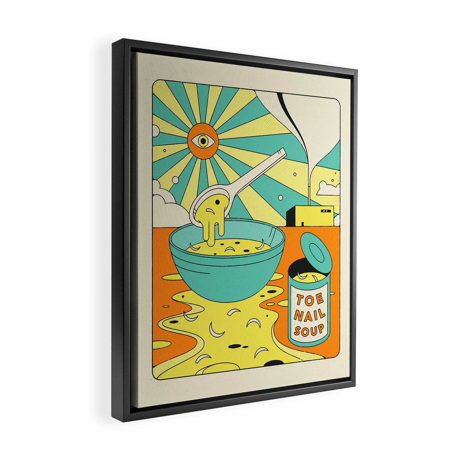 TOENAIL SOUP Framed Canvas Print Gallery Image 2