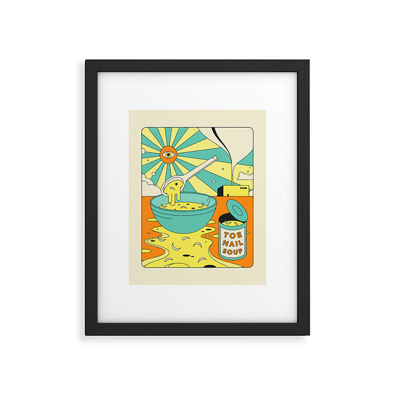 TOENAIL SOUP Framed Art Print Gallery Image 5