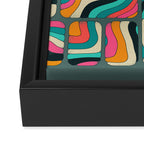 TOPOGRAPHY 2 Framed Canvas Print Gallery Image 3