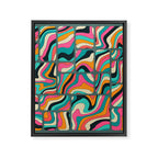 TOPOGRAPHY 2 Framed Canvas Print Gallery Image 8