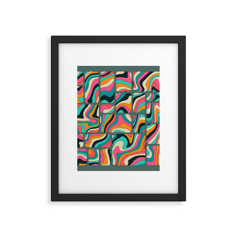 TOPOGRAPHY 2 Framed Art Print Gallery Image 6