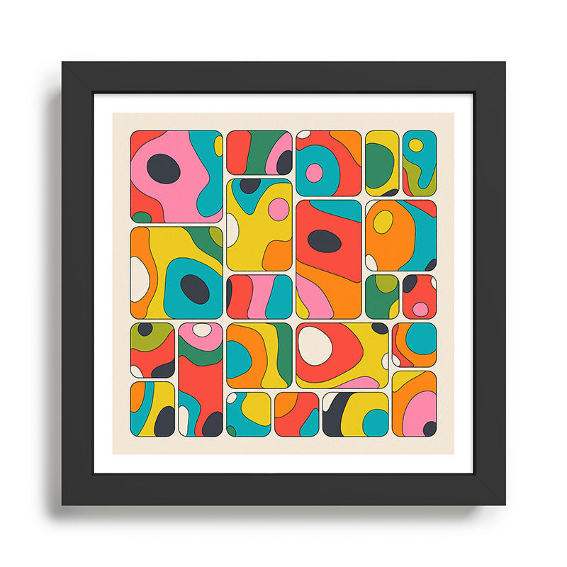 TOPOGRAPHY Framed Art Print Gallery Image 1