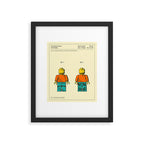 TOY FIGURE Patent (1979) Reproduction Framed Art Print Gallery Image 5