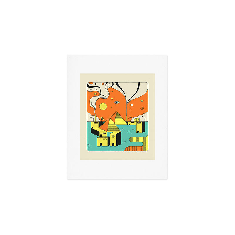 VILLAGE Art Print Gallery Image 1