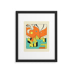 VILLAGE Framed Art Print Gallery Image 5