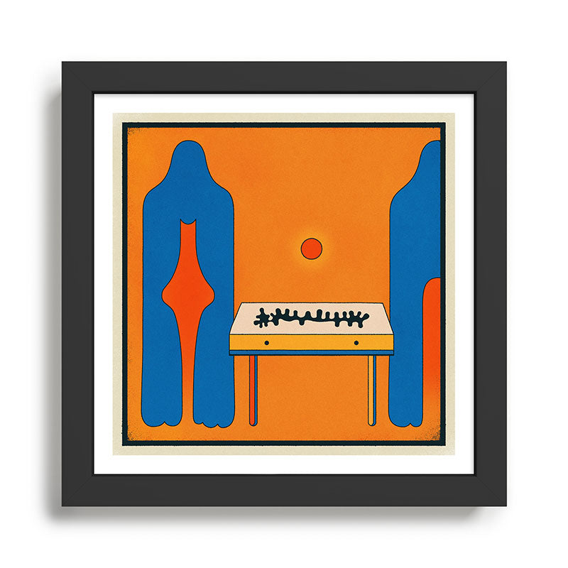 VISITORS Framed Art Print Gallery Image 1