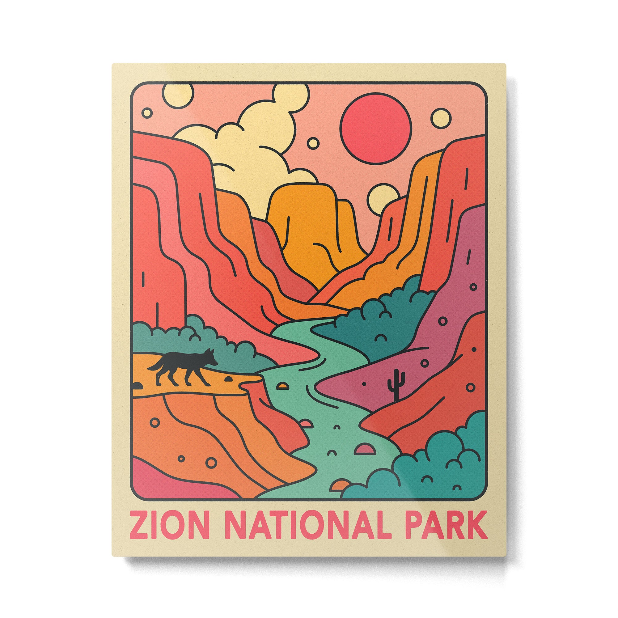 Zion National Park Metal Print Gallery Image 4