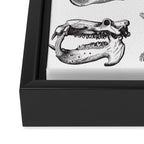 Animal Bones Framed Canvas Print Gallery Image 3