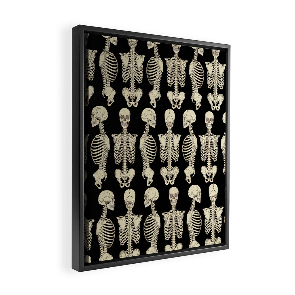 Skeletons Framed Canvas Print Gallery Image 2