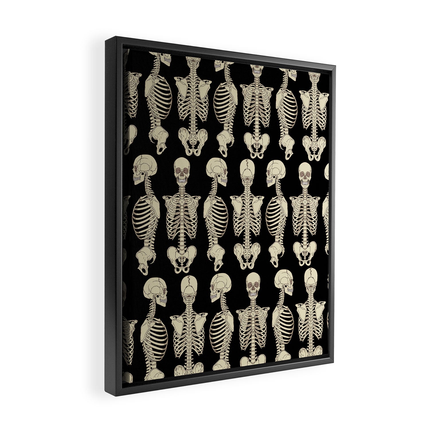 Skeletons Framed Canvas Print Gallery Image 2
