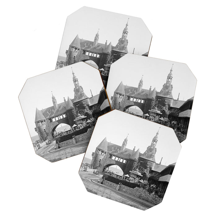 1890 Narragansett Towers & Casino, Narragansett, Rhode Island Coaster Gallery Image 1