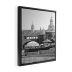 1890 Narragansett Towers & Casino, Narragansett, Rhode Island Framed Canvas Print Gallery Image 2