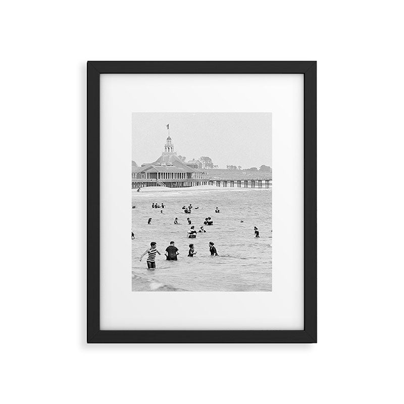 1895 Narragansett Pier and Beach, Narragansett, Rhode Island Framed Art Print Gallery Image 5