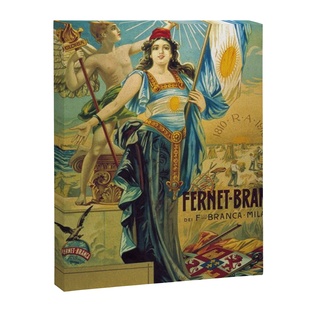 1910 Fernet Branca Liqueur Aperitif Advertisement Poster Print Canvas Print Gallery Image 8