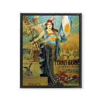 1910 Fernet Branca Liqueur Aperitif Advertisement Poster Print Framed Canvas Print Gallery Image 8
