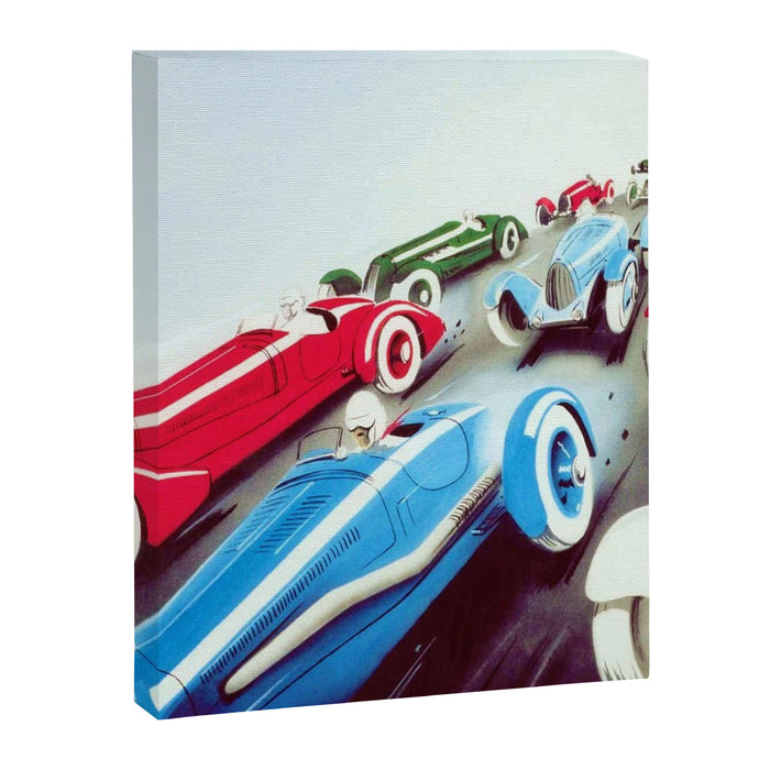 1932 Vintage 24 Hours of Le Mans French Auto Racing Wall Decor Canvas Print Gallery Image 1