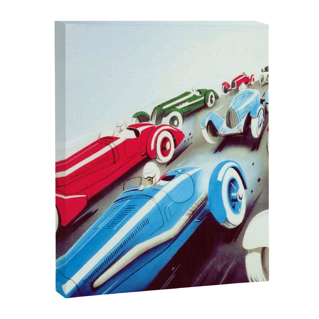 1932 Vintage 24 Hours of Le Mans French Auto Racing Wall Decor Canvas Print Gallery Image 8