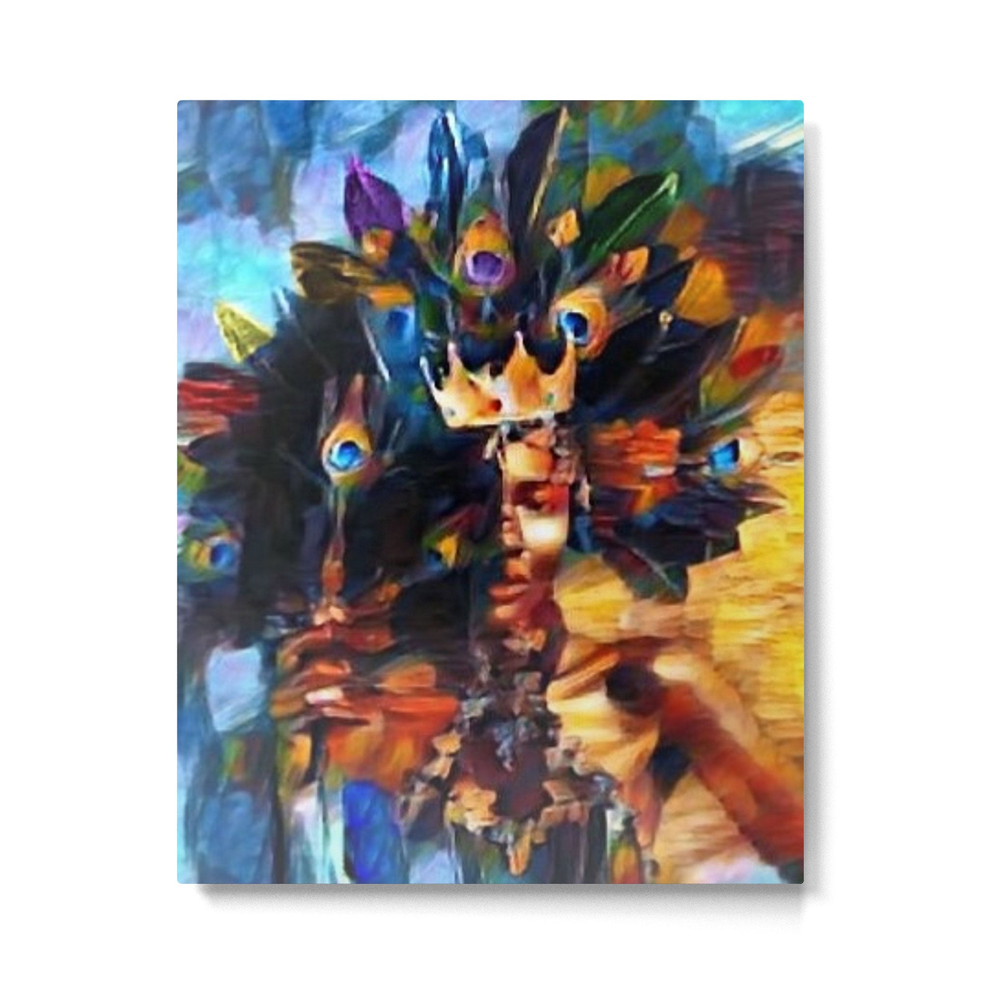 African American 'Amanirenas, Nubian-African Queen' Portrait Metal Print Gallery Image 6