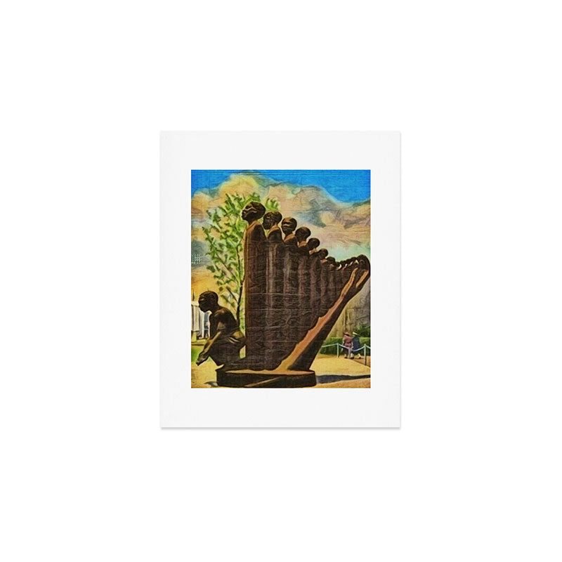 African American Masterpiece 'Lift Up Every Voice & Sing' based on the sculpture by Augusta Savage Art Print Gallery Image 1