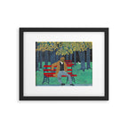 African American Masterpiece 'Man on a Bench' by Horace Pippin Framed Art Print Gallery Image 6