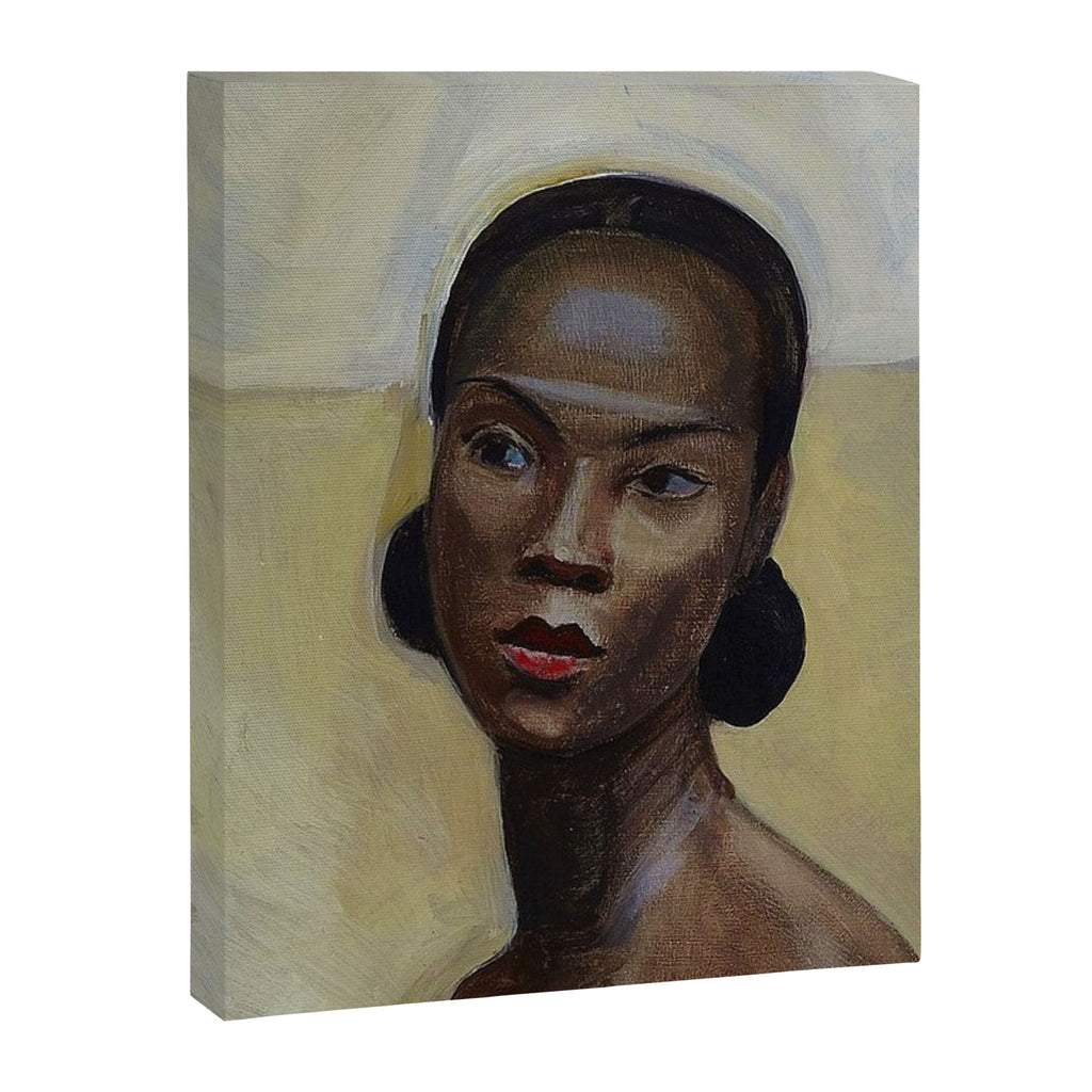 African American Masterpiece 'Portrait of a Black Woman' by Sergey Sudeikin  Canvas Print Gallery Image 8