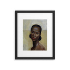 African American Masterpiece 'Portrait of a Black Woman' by Sergey Sudeikin  Framed Art Print Gallery Image 4