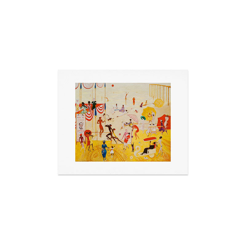 African American Masterpiece 'Summertime, Asbury Park, South' by Florine Stettheimer Art Print Gallery Image 1