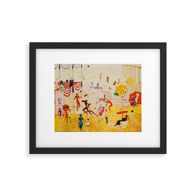 African American Masterpiece 'Summertime, Asbury Park, South' by Florine Stettheimer Framed Art Print Gallery Image 6