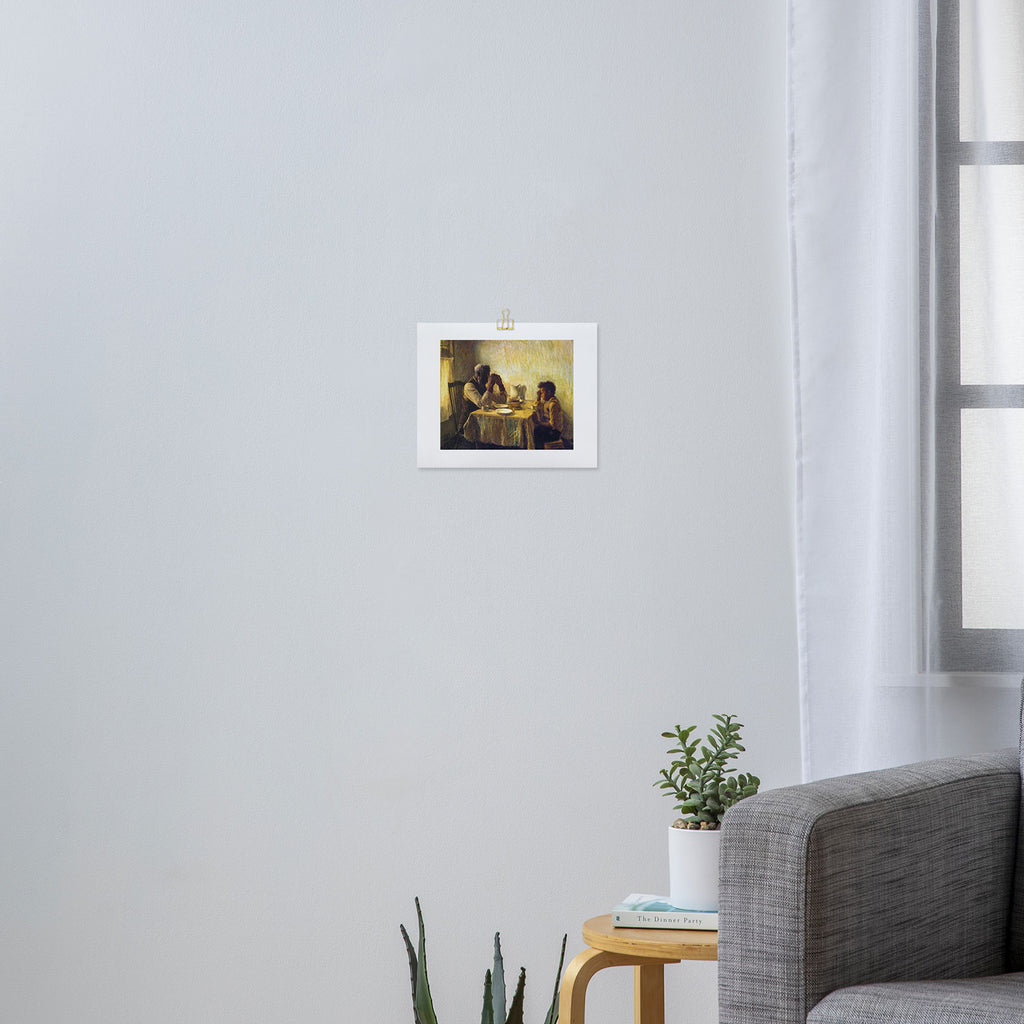 African American Masterpiece 'The Thankful Poor' by Henry Ossawa Tanner Art Print Gallery Image 3