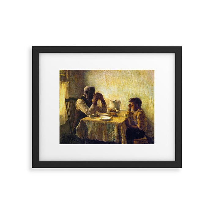 African American Masterpiece 'The Thankful Poor' by Henry Ossawa Tanner Framed Art Print Gallery Image 1