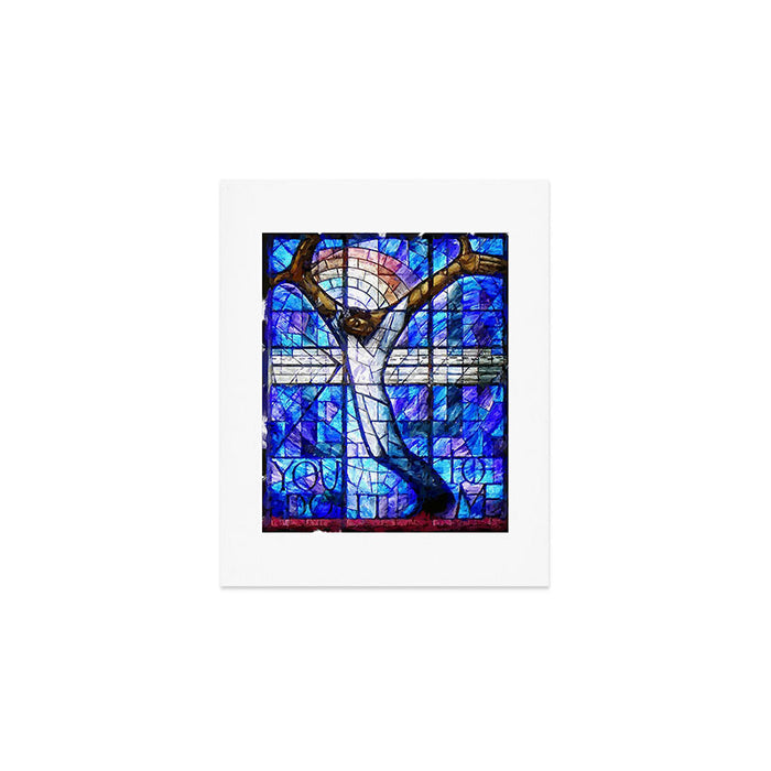 African American Portrait Painting of the Wales window at the 16th Street Baptist by Jeanpaul Ferro Art Print Gallery Image 1