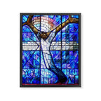 African American Portrait Painting of the Wales window at the 16th Street Baptist by Jeanpaul Ferro Framed Canvas Print Gallery Image 8
