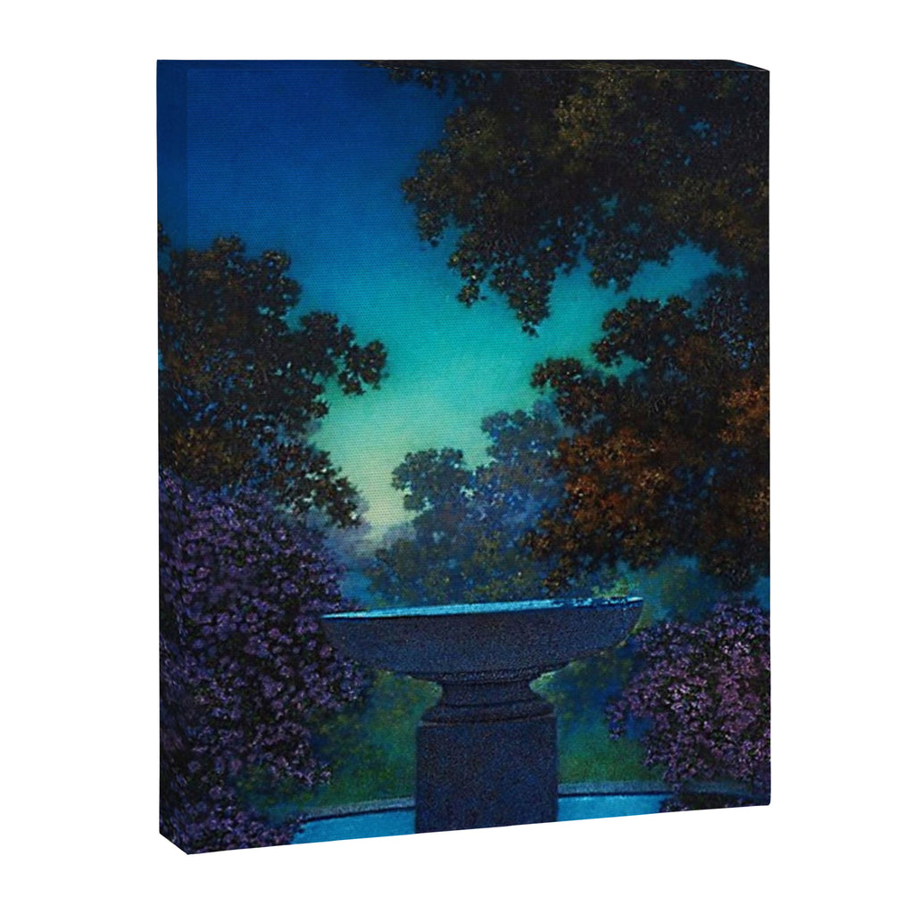 Blue Fountain at Twilight by Maxfield Parrish Canvas Print Gallery Image 8