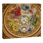 Ceiling Mural of the Palais Garnier Opera House, Paris, France color photograph - photography by  Marc Chagall  Canvas Print Gallery Image 3