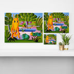 Classical Masterpiece 'A Cuca' by Tarsila do Amaral Canvas Print Gallery Image 3