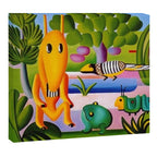 Classical Masterpiece 'A Cuca' by Tarsila do Amaral Canvas Print Gallery Image 3