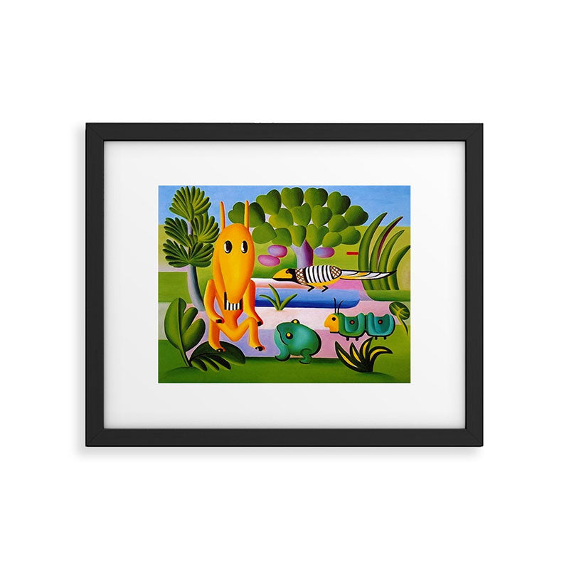 Classical Masterpiece 'A Cuca' by Tarsila do Amaral Framed Art Print Gallery Image 4