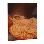 Cymon and Iphigenia, sleeping beauty female portrait painting by Frederic Leighton Canvas Print Gallery Image 8