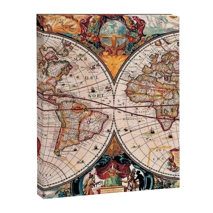 Gorgeous Old World Geographical Map Canvas Print Gallery Image 1