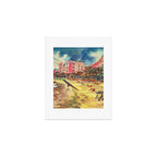 Hawaii's Famous Waikiki Beach landscape painting Art Print Gallery Image 1