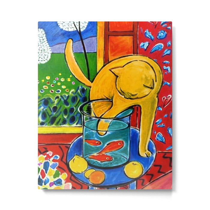 Henri Matisse - Cat With Red Fish still life painting Metal Print Gallery Image 1