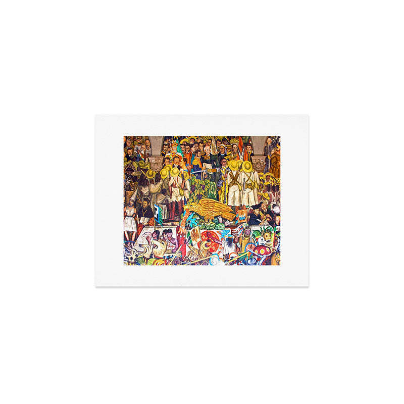 History of Mexico by Diego Rivera Art Print Gallery Image 1