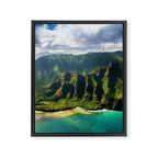 Island of Kauai, Hawaiian Islands Framed Canvas Print Gallery Image 6