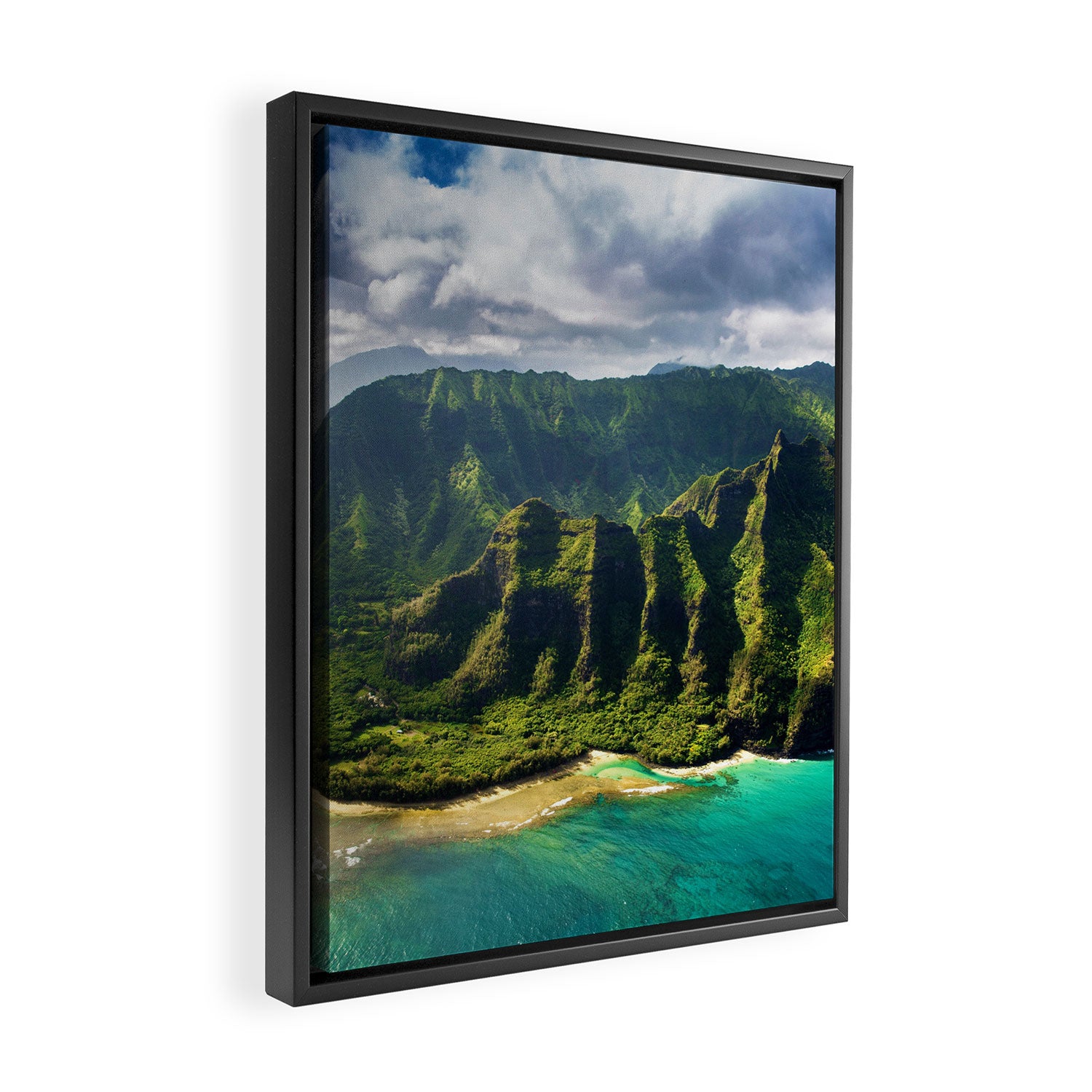 Island of Kauai, Hawaiian Islands Framed Canvas Print Gallery Image 2