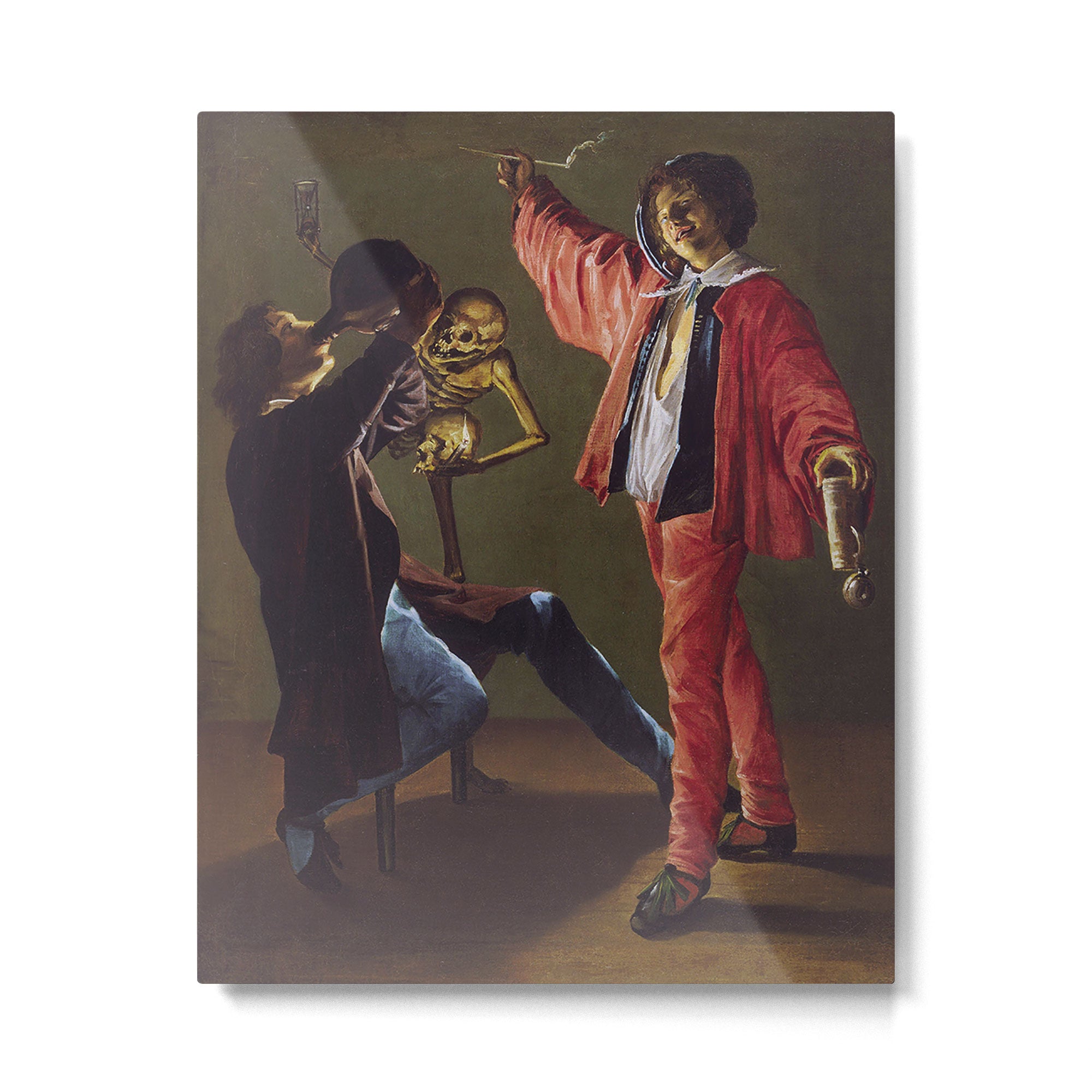 Judith Leyster - The Last Drop (1629) portrait painting Metal Print Gallery Image 6