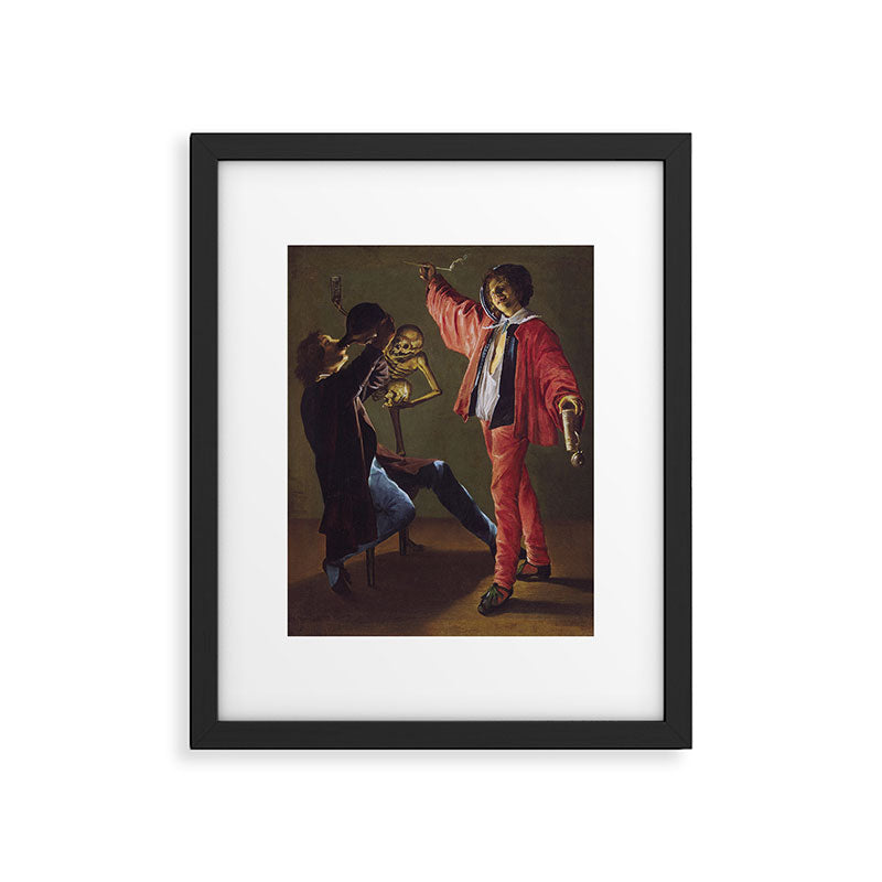 Judith Leyster - The Last Drop (1629) portrait painting Framed Art Print Gallery Image 6