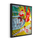 'Love Flight of a Pink Candy Heart' landscape painting by Florine Stettheimer Framed Canvas Print Gallery Image 2
