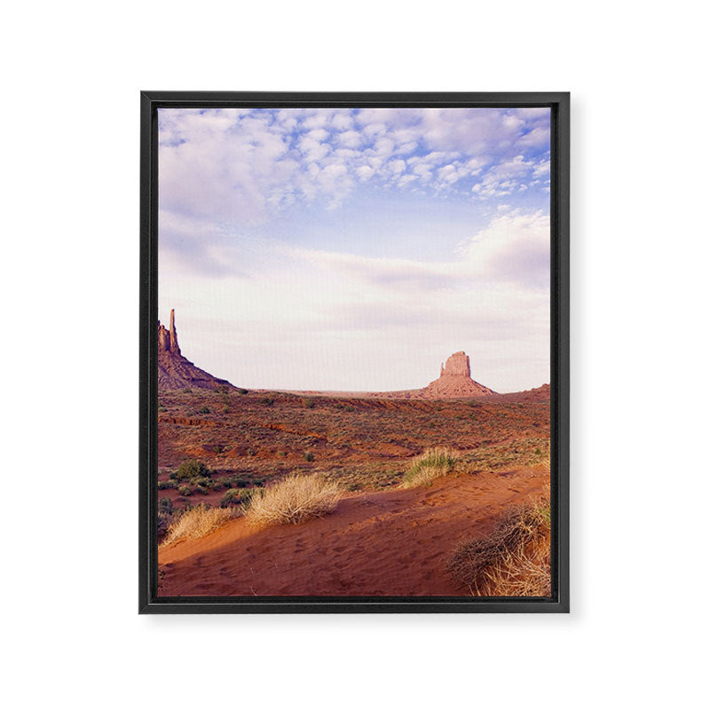 Monument Valley View, Arizona, color photographic National Park art print Framed Canvas Print Gallery Image 8