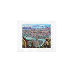 Mural of the Aztec city of Tenochtitlan by Diego Rivera Art Print Gallery Image 1